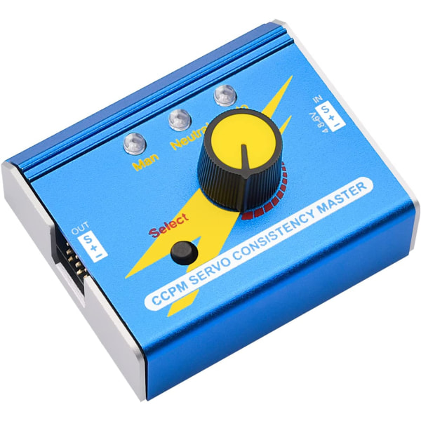 Digital Servo Tester DC 4.8V-6V RC Aluminiumhus Multifunktionel Servo Controller CCPM Test til ESC Servo Motor