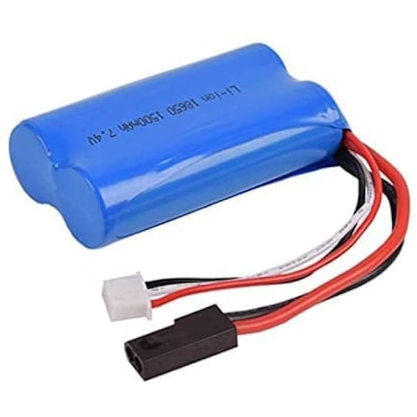 Li-Ion batteri 7.4V 1500mAh til SUBOTECH BG1506, BG1507, BG1513 til droner, nødlampe, 67x19x37 mm - 96 gr, Blå