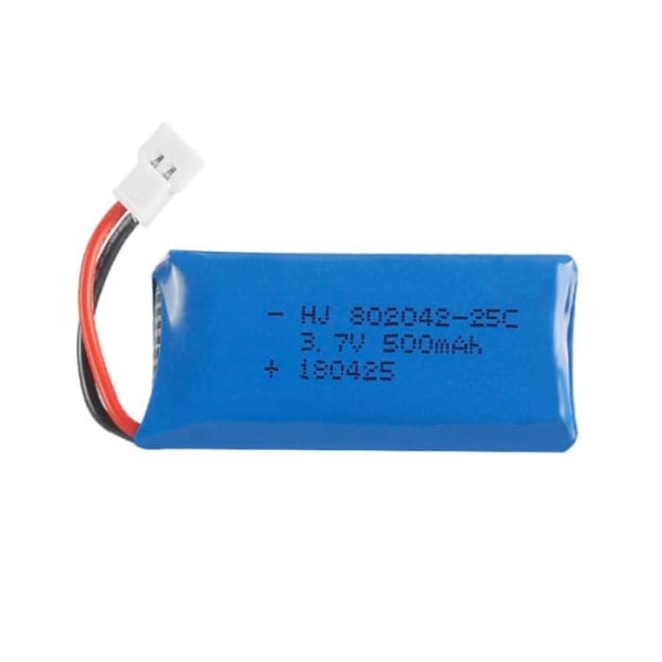 3 stycken 3,7v, 500mAh uppladdningsbara lipobatterier för Rc Quadricopter drönare HUBSAN X4 H107L H107C H107D H107 V252 JXD 385