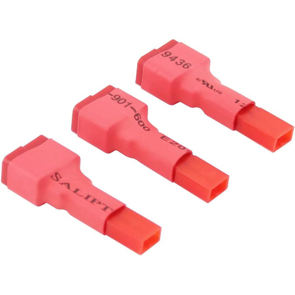 Set med 3 T-Plug Deans till JST honadaptrar | Enkel anslutning för Lipo 7.4 batteri, bilstereo, drönare