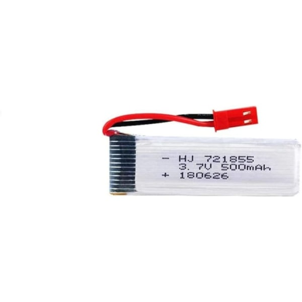 Lipo-batteri 3.7V 500mAh 3 st | Kompatibel med UDI U817 U817C U817A U818A Quadcopter Drone WLtoys V959 och mer, mm 57x17x8-16 Gr, Silver