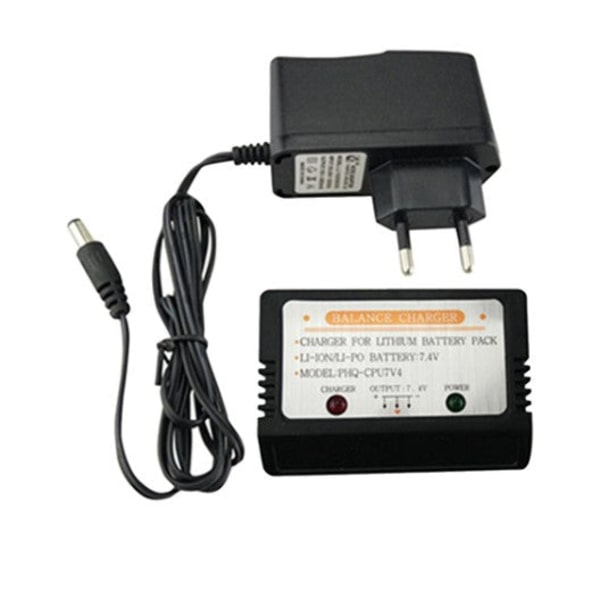 7.4V LiPo batteriladdare för Syma S033, S033G, F1, X6, X6A, X8C, X8G, X8W Drones | Lämplig kontakt, säker laddning | Kompakt design