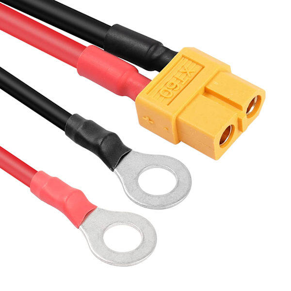 XT60 naaras O-rengaskaapeli, 1M 12AWG silikonilanka | Luotettavat liitännät RC Lipo- ja FPV Drone Racing -käyttöön