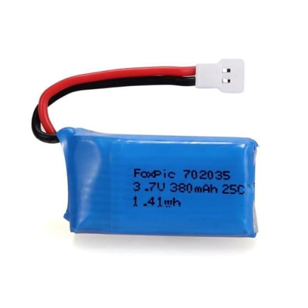 4 kpl ladattavia Lipo-akkuja 3,7v, 380mAh Rc Quadricopter -lennokeille HUBSAN X4 H107L H107C H107D H107 V252 JXD 385