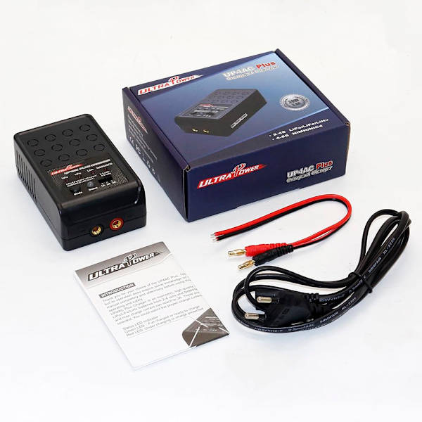 Ultra Power UP4AC Plus Batteriladdare AC 30W med Strömval 1A 2A 3A - För LiPo, LiFe, NiMH - Perfekt för Modellhobby  Beskrivning: