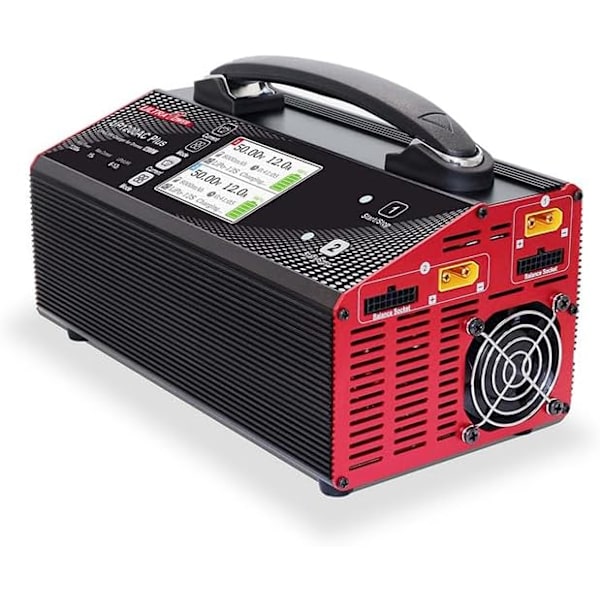 UP1200AC PLUS Dual Charger 2X600W 15A för 6-12S UAV dronebatterier - Effektiv och säker laddning för proffs och hobbyister