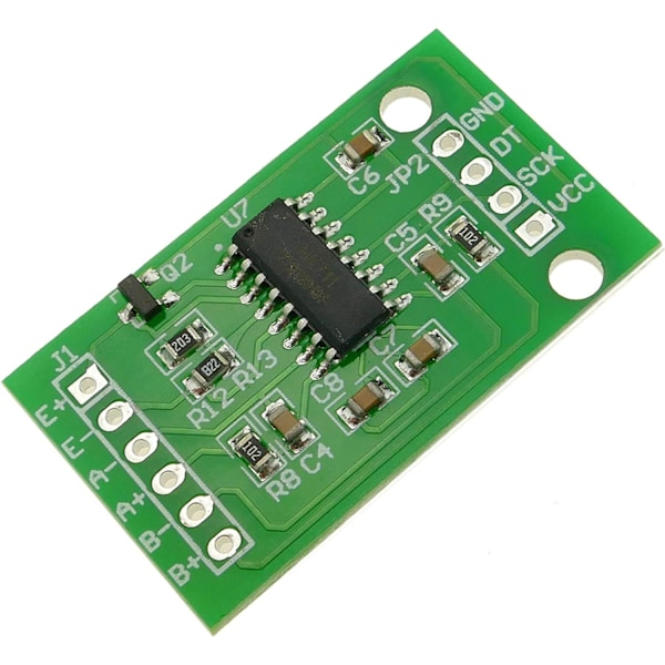 HX711 24-bitars vägningssensor | A/D-modul med dubbla kanaler för precision | Idealisk för robotik och industriell automation, plast