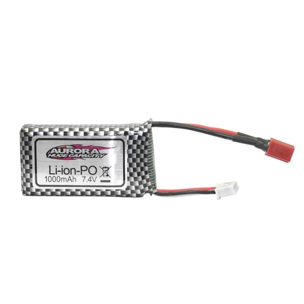 Li-ion akku 7.4V 1000mAh 2S | QDJ02 T Liitin RC:lle | sopii Xinlehong Q901 Q902 Q903, Hopea