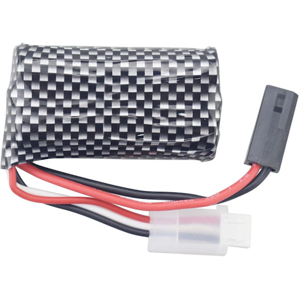 Set med 2 Lipo-batterier 7.4V 800mAh för RC-bilar | Kompatibel med 9130, 9135, 9136, 9137, 9138, 914 | Hög kapacitet, kraftfull spänning, svart