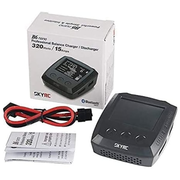 RC Modell B6 NANO 320W 15A Bluetooth App Laddare BC444