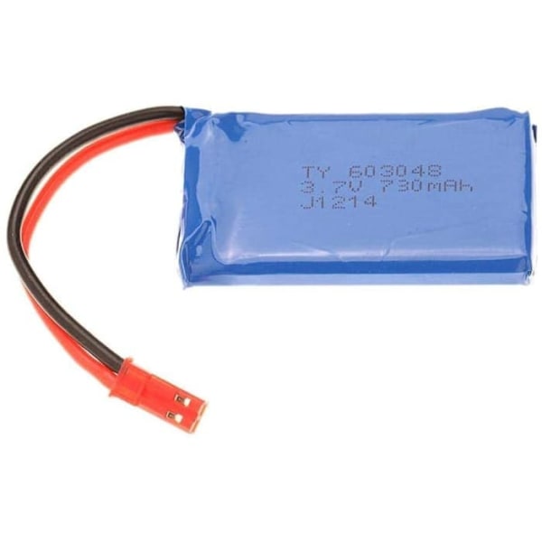 2 kpl ladattavaa lipo-akkua (3,7 V 730 mAh) Wltoys V636 V686 V686G V686K JJRC V686 Quadricopter Drone