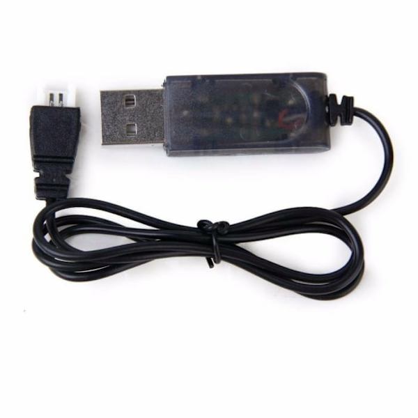 USB-ladekabel til Syma X5C RC quadcopter | Let at bruge | Fremstillet af kvalitetsplast og metal, sort, plast
