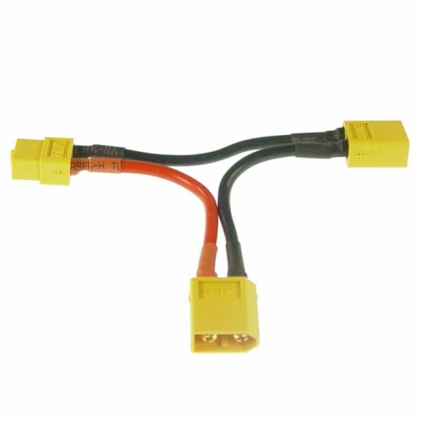 XT60 Sarjan 2 Lipo-adapterikaapeli, Jännitteen korotus, M/F-liitin, suunniteltu Dynamic Hobby -käyttöön, Silikoni, Muovi | Keltainen, Punainen, Musta