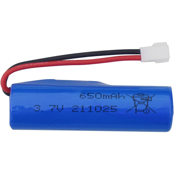 Litiumakku 3.7V 650mAh veneisiin SYMA Q9, H126, H131, H118, RH701 | Parannettu teho ja kestävyys | Helppo asennus, sininen