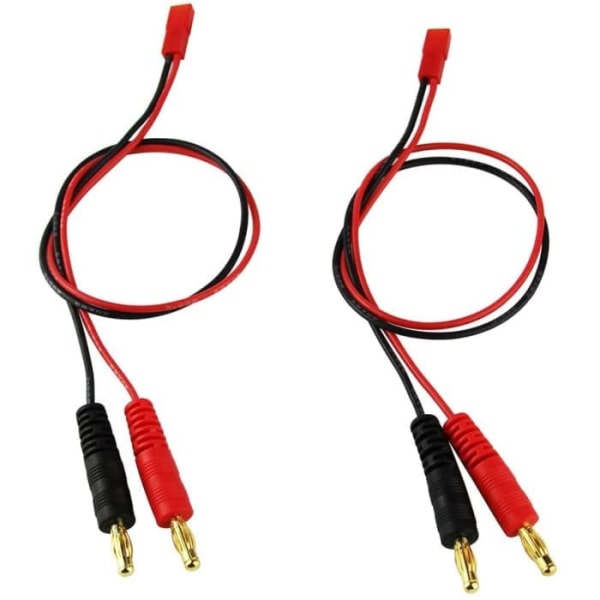 2 kpl 4,0 mm urosbanaaniliitin latausliitäntä JST 20AWG pehmeään silikonilatausjohtoon 30 cm 11,8 tuumaa Lipo-osat RC:lle