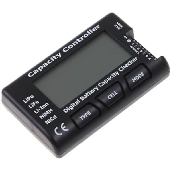CellMeter RC-7 Digital kapacitetsmonitor til kontrol af levetiden for Li-Ion Nicd NiMH-batterier