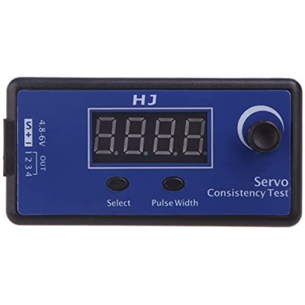 HJ Digital Servo, ESC Konsistens Tester Hastighedsregulator (3 tilstande, synkroniseret udgangskontrol 4 servoer) til RC