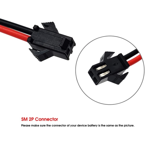 RC NiMH 7,2 V 2400 mAh AA ladattava akku USB-latauskaapelilla ja 2P SM -liittimellä, RC-ajoneuvoihin RC-autoihin RC-veneisiin
