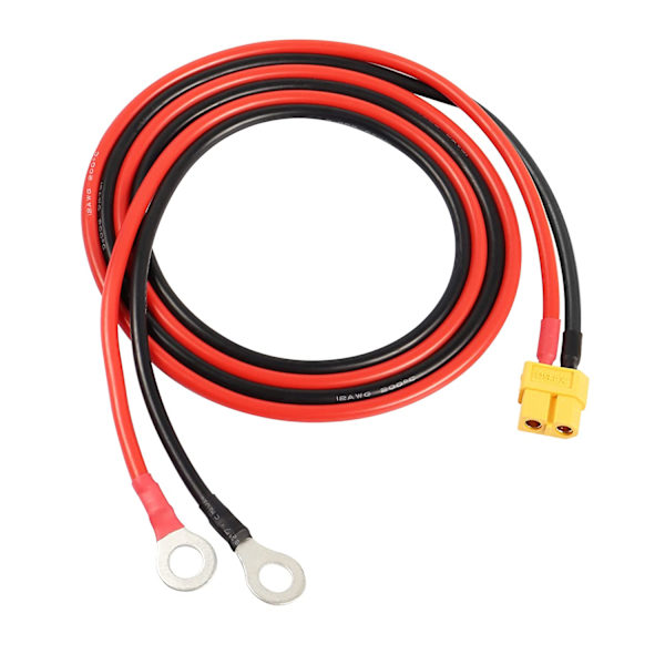 XT60 naaras O-rengaskaapeli, 1M 12AWG silikonilanka | Luotettavat liitännät RC Lipo- ja FPV Drone Racing -käyttöön