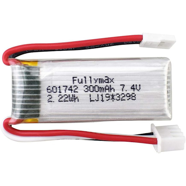 7,4 V 300 mAh litiumakku WLToys F959 F959S XK A600 A700 A800 A430 RC-mallilentokoneen akkuun
