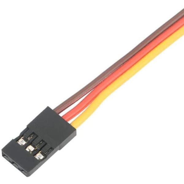 12 kpl JR-jatkojohto Servo 3 Pin 26AWG Uros - Naaras Futaba JR-kaapeli kauko-ohjattaviin lentokoneisiin 3 kpl x Cm 7, 15, 30, 60