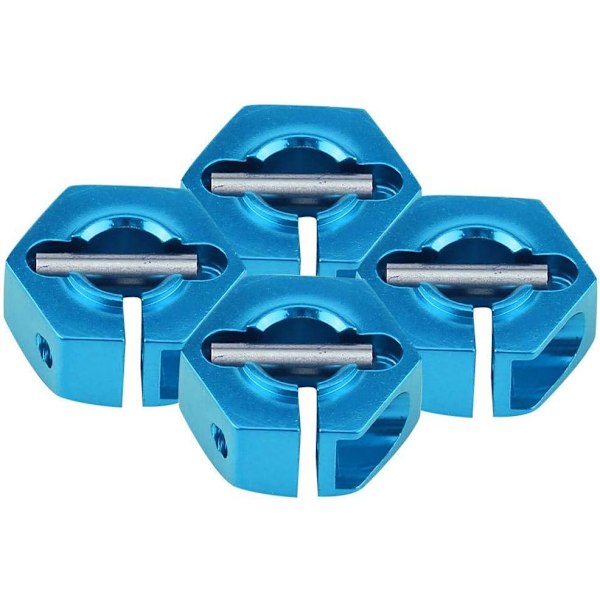 Adaptere til sekskant hjulnav, 12mm Universal til HSP Sakura 1/10 Skala RC-biler (5mm, blå)