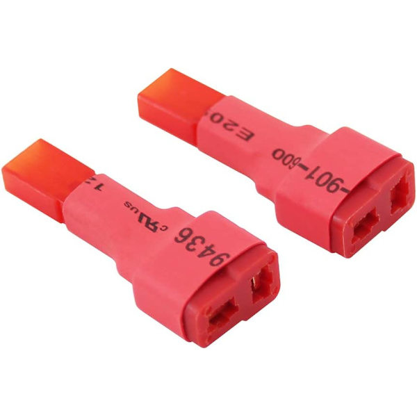 Set med 3 T-Plug Deans till JST honadaptrar | Enkel anslutning för Lipo 7.4 batteri, bilstereo, drönare