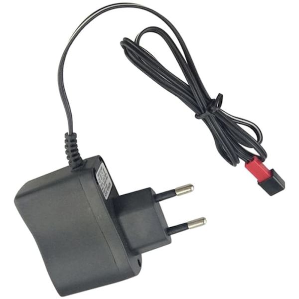 3,7V Lipo batterioplader med JST-stik | Kompatibel drone, til RC-modelbatterier | Lipo 3.7V | Sort, Plast