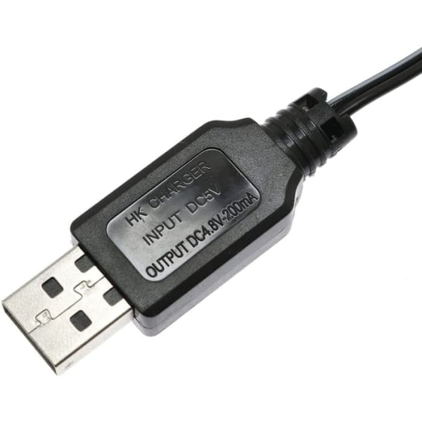 SM-2P 250mAh USB-laddkabel för 4,8 V Ni-Mh-batterier i RC-bilar