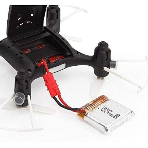 Sarja, jossa 3 Li-Po 3.7V 380mAh akkua Syma X21, X21W -droneille | Pidennetty lentoaika | Helppo asentaa, 7.6x2.7x2.5 cm, 29g