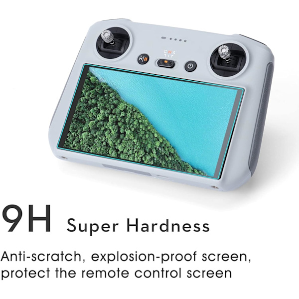 Glasfilm för DJI Mini 3 Pro / DJI Mini 4 Pro - DJI RC2 RC 2 / DJI RC Fjärrkontroll Härdat Glas Skärmskydd Hårdhet 9H (3 stycken)