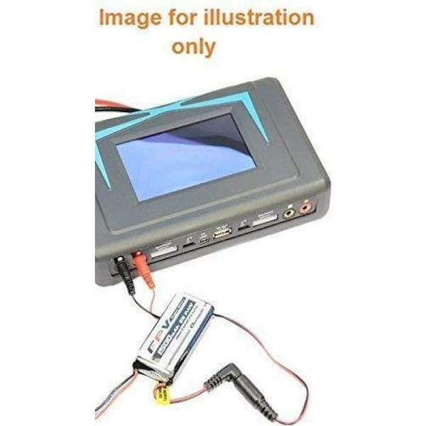 2.1DC til 4mm Bananstik 30cm til Fatshark FPV Goggles | Fleksibel tilslutning | Pålidelig energi Kompatibel med Lipo 2S 1500mAh