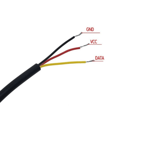 DS18B20 Vattentät Digital Temperaturgivare | Olika Längder | Kompatibel med Arduino, Raspberry Pi | Hög Precision (10 Meters Kabel)