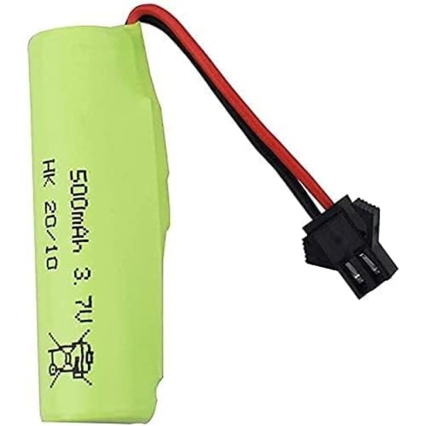 Litiumbatterier 3.7V 500mAh Kompatibel med bilar DE35 DE38 DE40 DE50 TB202 TB201 TM201 TM202 TC141 DE44 DE55 RC | Inbyggd säkerhet