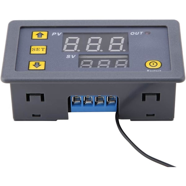Digitaalinen lämpötilansäädin W3230 DC 12V | LED-näyttö | Alue -50°C - +110°C | Helppo asennus | 20A kuorma, NTC 10K anturi sisältyy