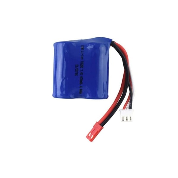 Litiumakku 7,4 V 600 mAh 15C 18350 kauko-ohjattavaan venemalliin RC-autovene