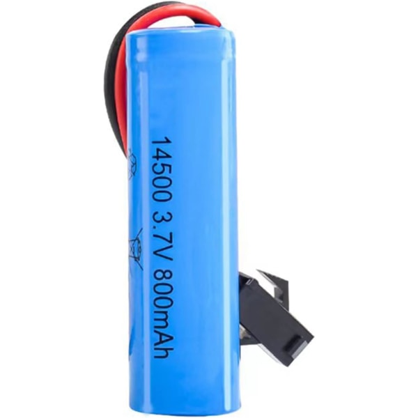 Högpresterande 3,7V 800mAh LiPo-batteri | Med SM-2P-kontakt, kompatibel med modell C2 D828 | Påfyllningsbar, miljövänlig, blå