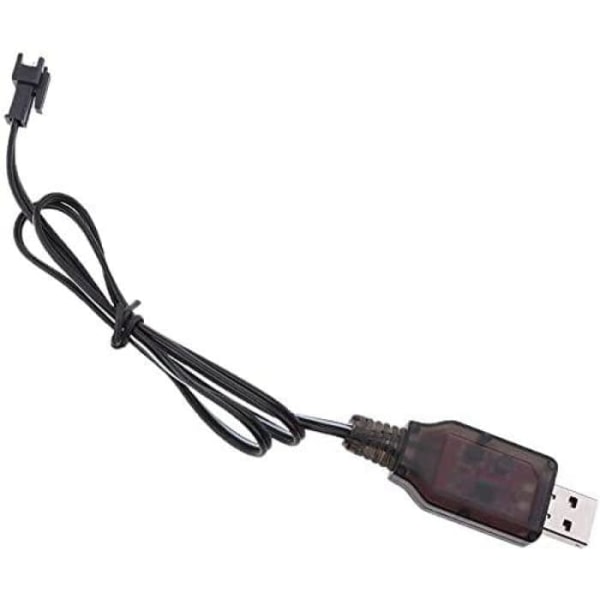 SM-2P 250mAh USB-ladekabel til RC-bil til 6V Ni-Mh-batterier