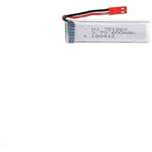 2 kpl 3,7 V 600 mAh ladattava LiPo-akku RC-droneihin Quadcoptereihin UDI U817 U817C U817A U818A WLtoys V959 V969 V979 V989 RC