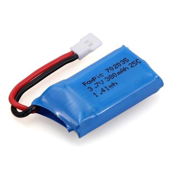 3 styk 3,7 V, 380 mAh genopladelige Lipo-batterier til Rc Quadcopter drone HUBSAN X4 H107L H107C H107D H107 V252 JXD 385