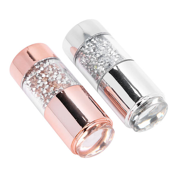 Neglekunst Stempler Professionelle Silikon Dobbeltsidede Negle Manicure Stempler Stempel til Kvinder