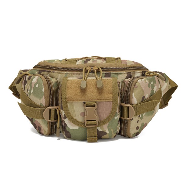 Vandafvisende Nylon Mænds Lændetaske - CP Camouflage