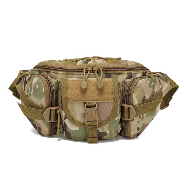 Vattentät Nylon Midjeväska för Män - CP Camouflage