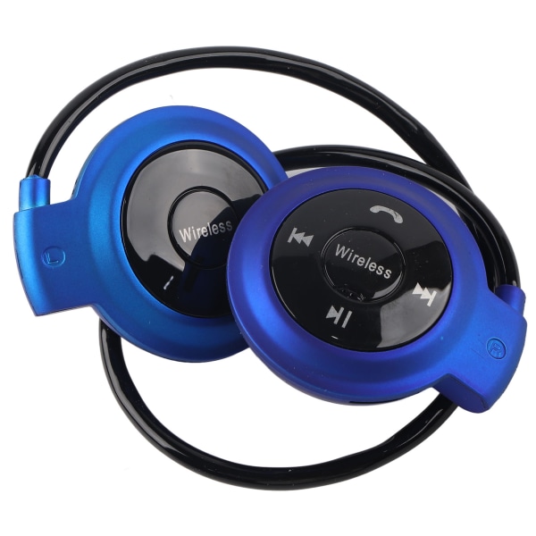 Bluetooth-meluntapoistavat urheilukuulokkeet mikrofonilla iOS- ja Android-laitteille, sininen
