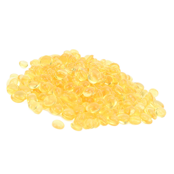 100g Hårförlängningsgranulat Gult Varmlim Kornlimspetsar Pellets Transparenta Pärlor för att göra Perukhårförlängningar