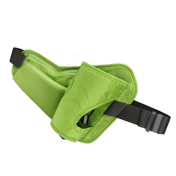 Löparbälte Hydration Midjepack Multifunktionell Vattentät Reflekterande Midjepåse för Utomhussporter Grön