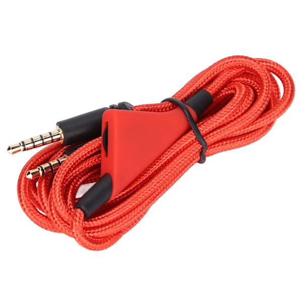 Reserve lydkabel med innebygd volumkontroll og uten innebygd dempingskontroll for Astro A10 A40TR Gaming Headset (Volumkontroll rød)