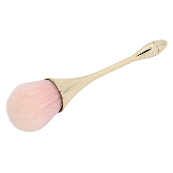 Loose Powder Brush Pehmeät hiukset Muodikas meikkipuuteriharja kosmeettinen työkalu meikkitaiteilijalle (kulta)