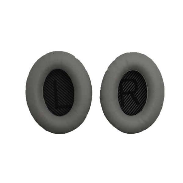 BOSE hörlursfodral QC35 QC2 QC25 QC15 AE2i hörlursöronkuddar i havsbomull Khaki with Gray Pad Cotton