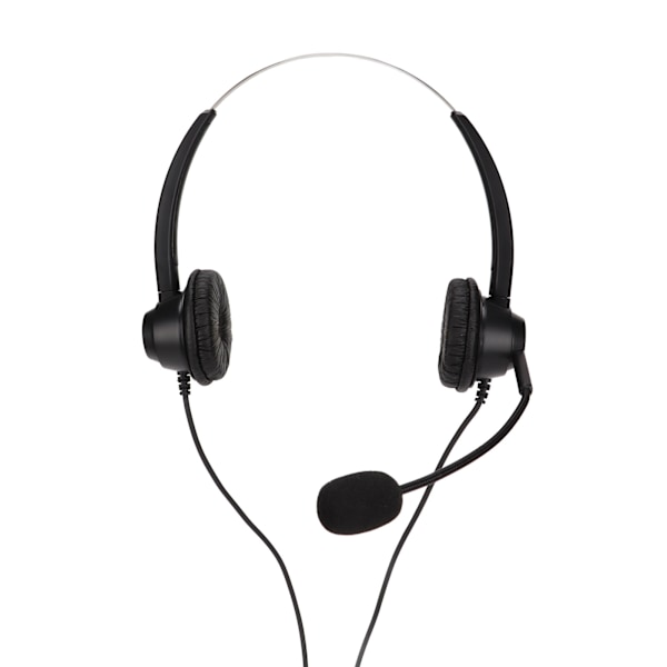Asiakaspalvelun kuulokemikrofoni, melunvaimennus, RJ9-liitin, binaural, langallinen puhelin, kuulokkeet mikrofonilla VOIP-puhelimiin